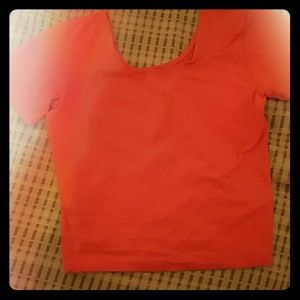 Cotton Spandex Jersey Cropped Tee