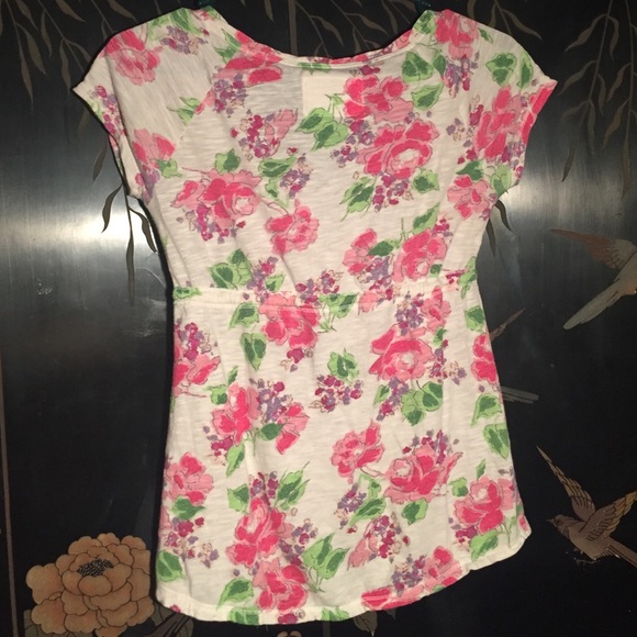 Pink floral shirt - Picture 3 of 4