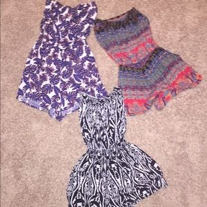 Strapless Rompers!!