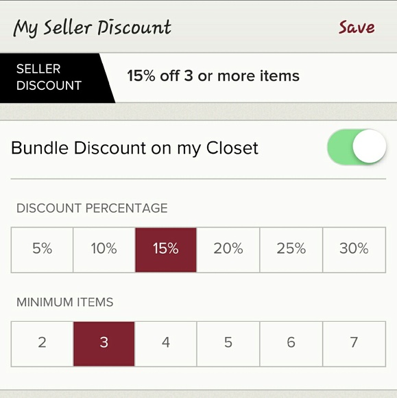 15 % on 3 items or more