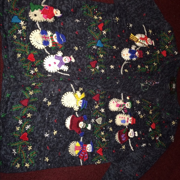 Snowman ugly sweater