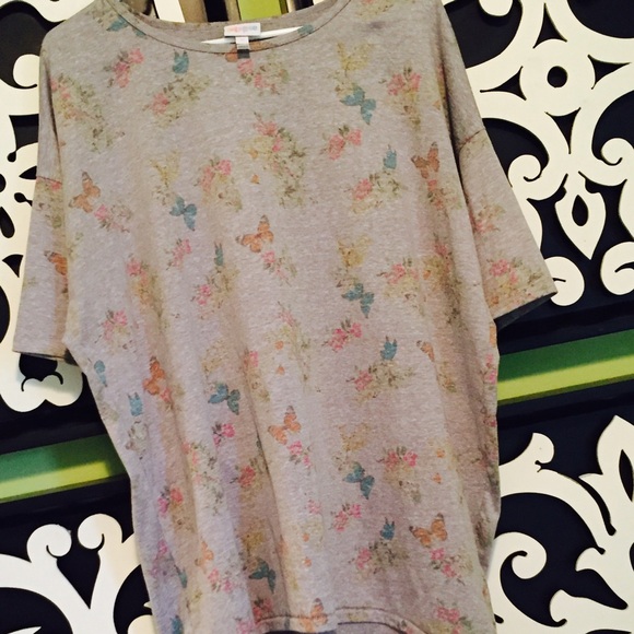 Lularoe Irma - Butterfly Print (Unicorn) Medium