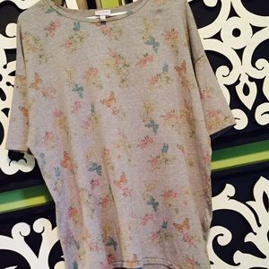 Lularoe Irma - Butterfly Print (Unicorn) Medium