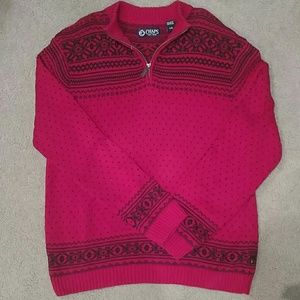 Chaps Large Red Sweater