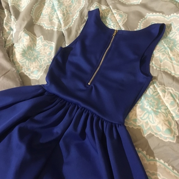 SOLD!! NWOT! LA Hearts navy blue skater dress - Picture 2 of 3