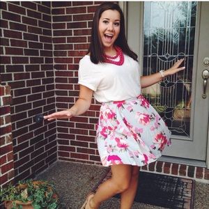 old navy floral skirt shirt in pic for sale too