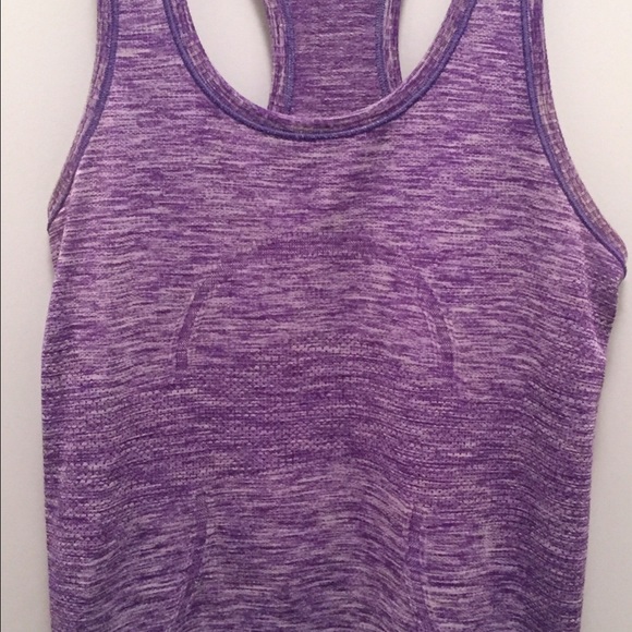 Lululemon Run Swiftly Tank Heathered Purple
