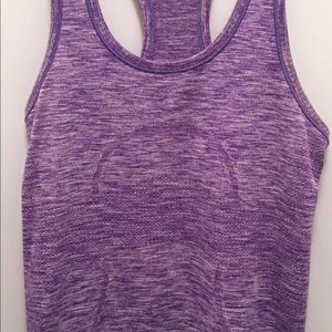 Lululemon Run Swiftly Tank Heathered Purple