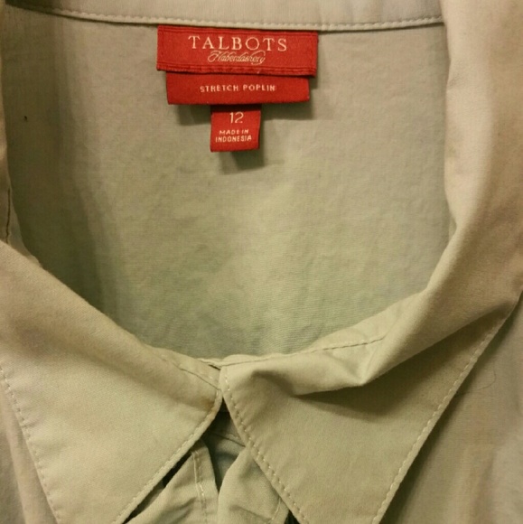 Talbots Ruffled Dress Shirt - Picture 2 of 4