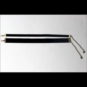 velvet black choker necklace