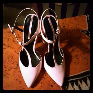 Pointed Zara T-strap shoe