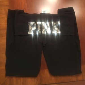 Cropped PINK leggings