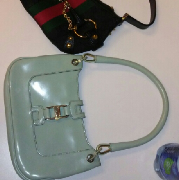 Gucci mini blue shoulder bag - Picture 2 of 4