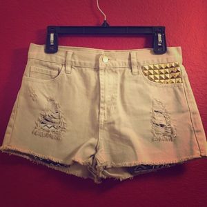 Forever 21 high waisted jean shorts