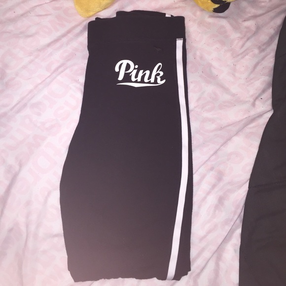 lightly worn VS pink leggings