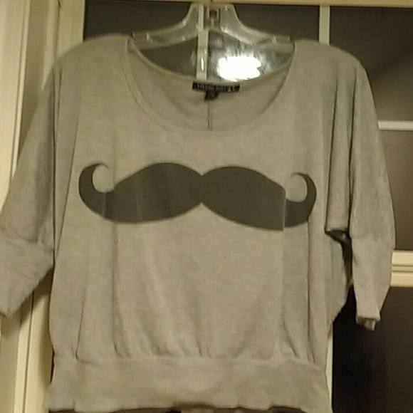 Loose fit off the shoulder pull over