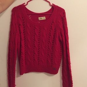 Red Hollister Sweater