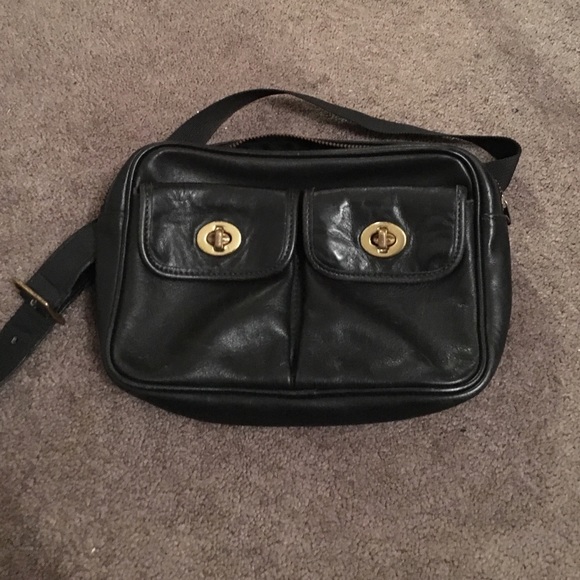 Coach leather waist pack