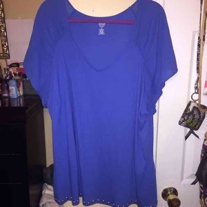 Royal blue shirt