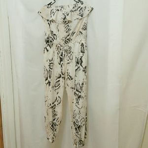 Snakeskin Print Jumpsuit