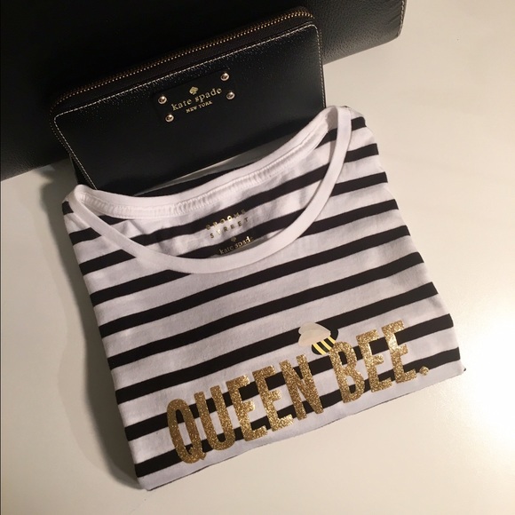 kate spade Tops - 👗2x HOST PICK👗Kate Spade Queen Bee Tee🐝
