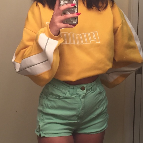 (Mint) colored American Apparel shorts - Picture 3 of 3