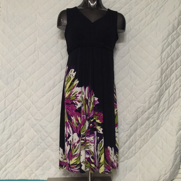 A sleeveless soft dress