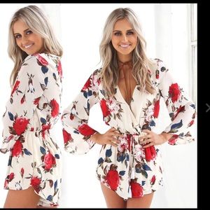 Floral romper