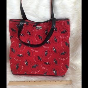 Scotty print tote bag