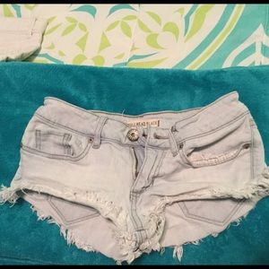 Light Washed PacSun shorts