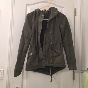 Army green jacket