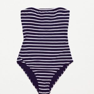 NWT! Brand new strapless Zara one piece!