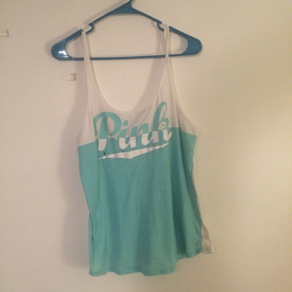 PINK low back tank top