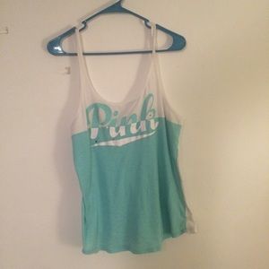 PINK low back tank top