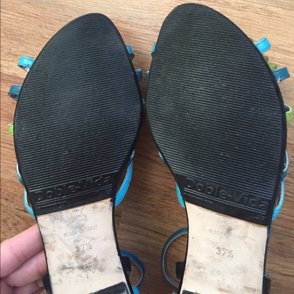 Malandrino Mediterranean Flat Sandal with Silk 🌺 - Picture 5 of 8