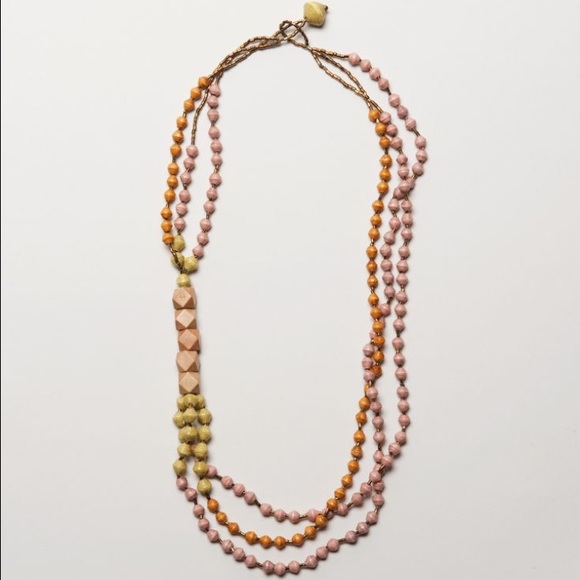 Noonday Collection paper bead necklace