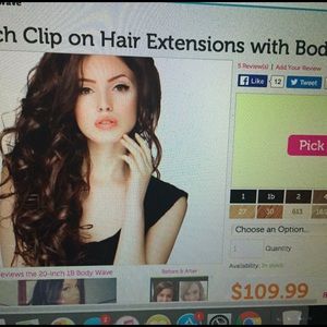 ProExtensions Dark Brown bodywave 20" for hair