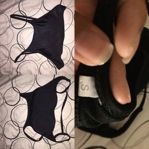 black halter bikini top💖