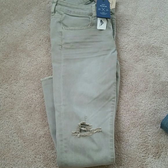 AE Denim jegging crop