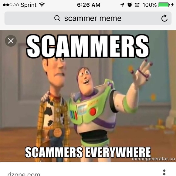 SCAMMERS EVERY WHERE ON POSHMARK - Picture 1 of 1