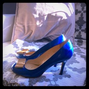 Kate spade royal blue pumps
