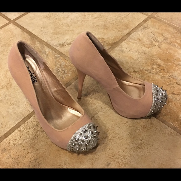 Studded high heels