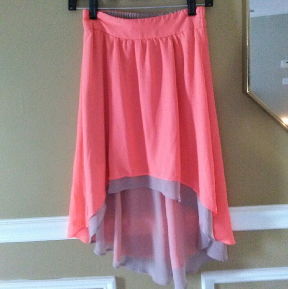 High low skirt
