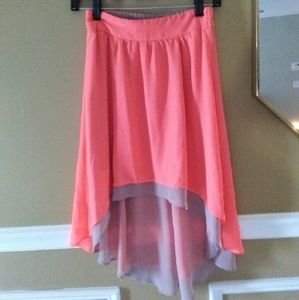 High low skirt
