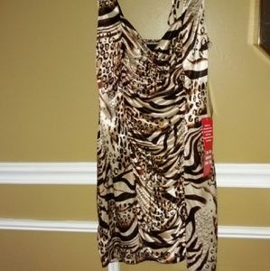 Tiger print dress
