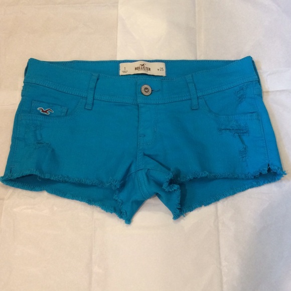 Like New Bright Blue Hollister Shorts - Picture 4 of 4