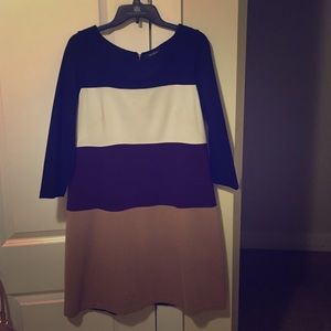 White House |Black  Market Multi Print Dress