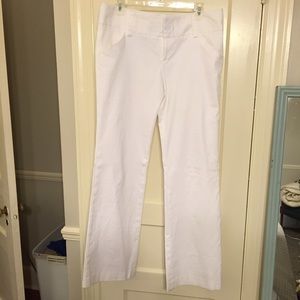 Alice + Olivia white trousers size 12