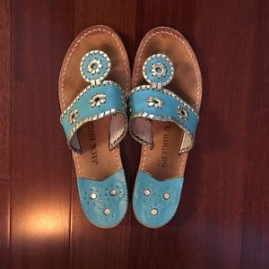 Blue and Gold Jack Rogers