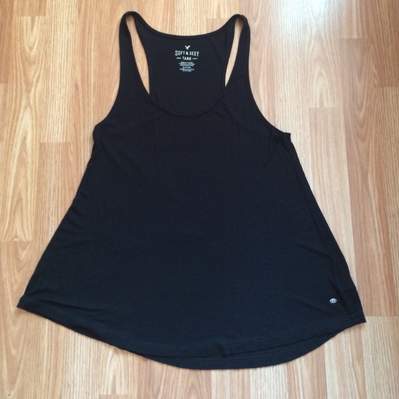 AEO flowy racer back tank, size S